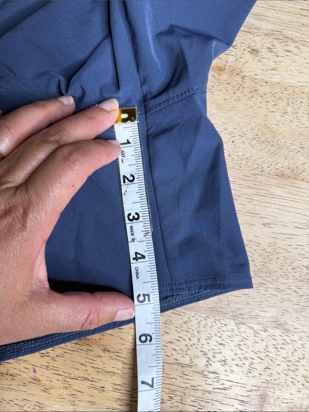 Under Armour Women's Athletic Shorts — Navy Blue 5in - Picture 3 of 4